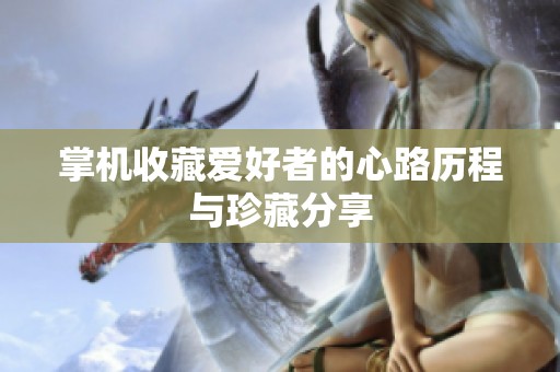 掌機收藏愛好者的心路歷程與珍藏分享