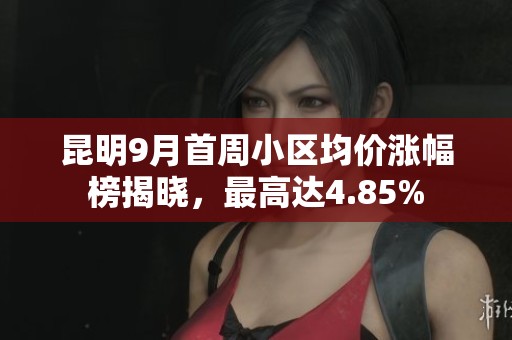 昆明9月首周小區均價漲幅榜揭曉，最高達4.85%