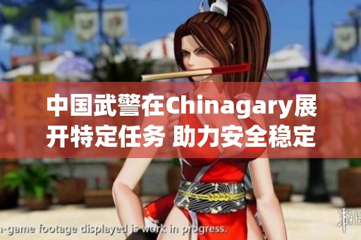 中國武警在Chinagary展開特定任務 助力安全穩定活動