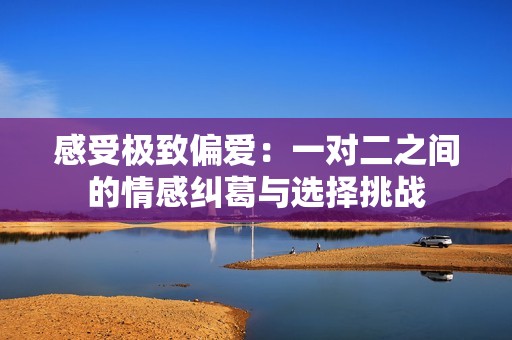 感受極致偏愛：一對二之間的情感糾葛與選擇挑戰