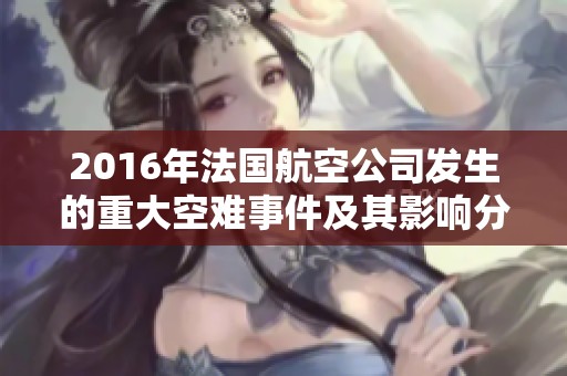2016年法國航空公司發生的重大空難事件及其影響分析