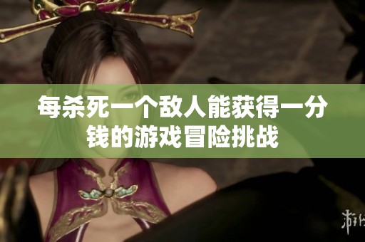 每殺死一個敵人能獲得一分錢的游戲冒險挑戰