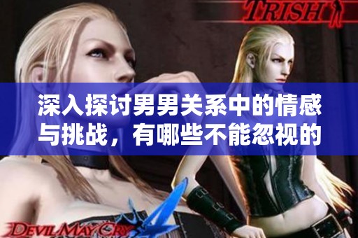 深入探討男男關(guān)系中的情感與挑戰(zhàn)，有哪些不能忽視的痛苦與快樂(lè)