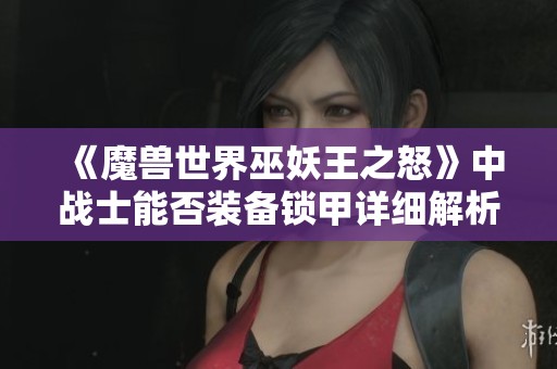 《魔獸世界巫妖王之怒》中戰士能否裝備鎖甲詳細解析