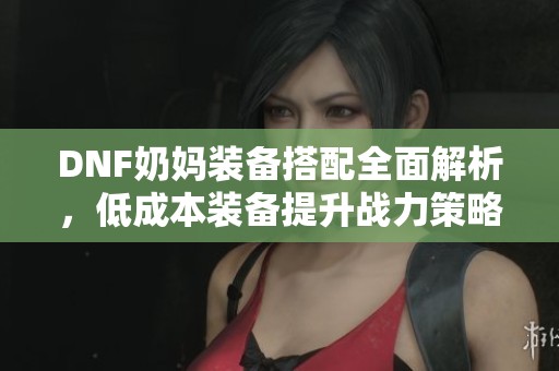DNF奶媽裝備搭配全面解析，低成本裝備提升戰力策略