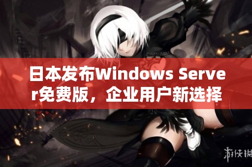 日本發布Windows Server免費版，企業用戶新選擇
