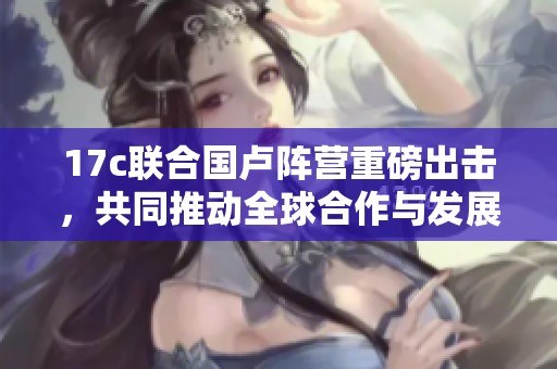 17c聯合國盧陣營重磅出擊，共同推動全球合作與發展