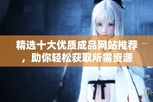 精選十大優質成品網站推薦，助你輕松獲取所需資源