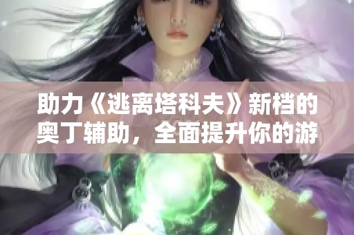 助力《逃離塔科夫》新檔的奧丁輔助，全面提升你的游戲體驗