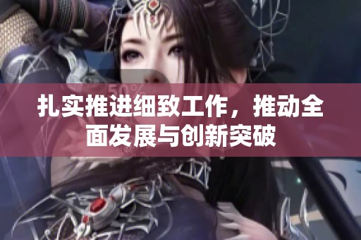 扎實推進細致工作，推動全面發(fā)展與創(chuàng)新突破