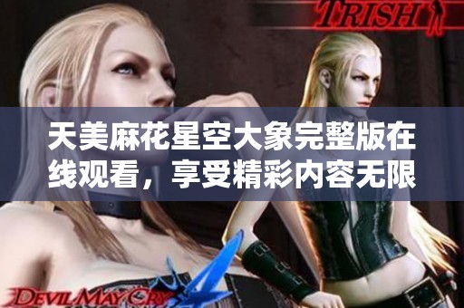 天美麻花星空大象完整版在線觀看，享受精彩內容無限魅力