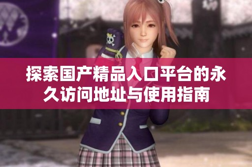 探索國產精品入口平臺的永久訪問地址與使用指南