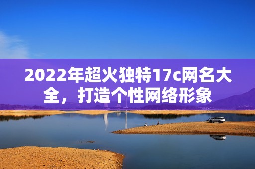 2022年超火獨特17c網名大全，打造個性網絡形象