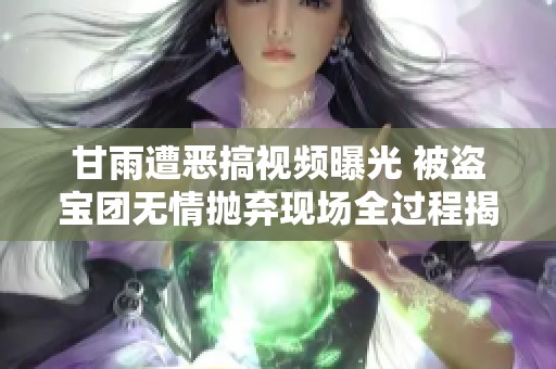 甘雨遭惡搞視頻曝光 被盜寶團(tuán)無情拋棄現(xiàn)場全過程揭秘