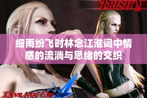 細雨紛飛時林念江淮詞中情感的流淌與思緒的交織