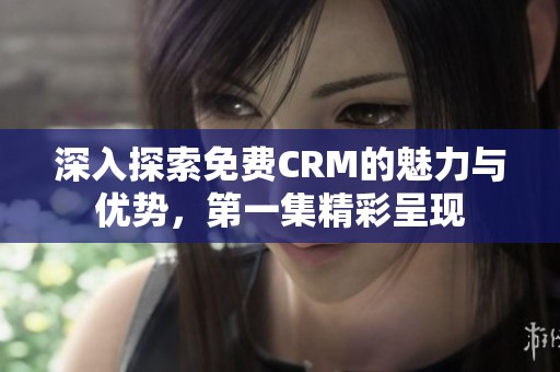深入探索免費(fèi)CRM的魅力與優(yōu)勢(shì)，第一集精彩呈現(xiàn)