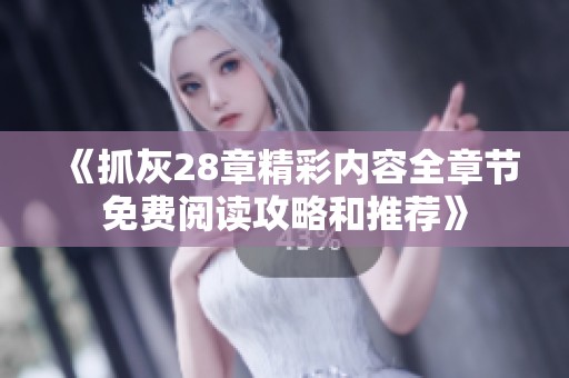 《抓灰28章精彩內(nèi)容全章節(jié)免費(fèi)閱讀攻略和推薦》