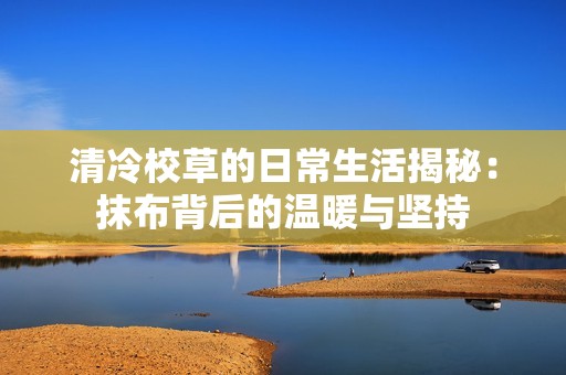 清冷校草的日常生活揭秘：抹布背后的溫暖與堅持