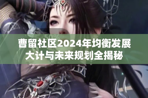 曹留社區(qū)2024年均衡發(fā)展大計(jì)與未來規(guī)劃全揭秘