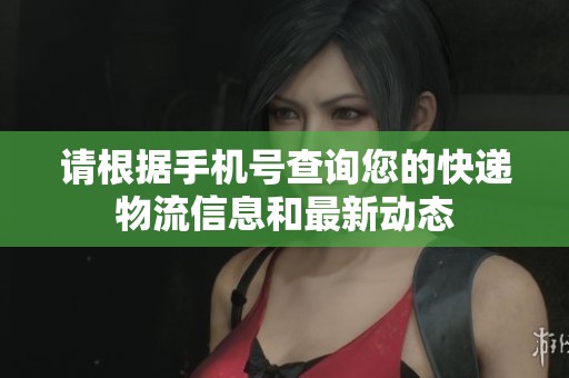 請根據手機號查詢您的快遞物流信息和最新動態