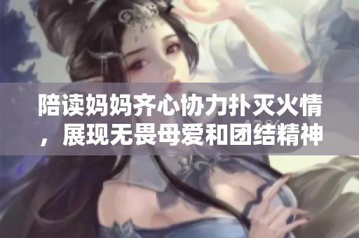 陪讀媽媽齊心協力撲滅火情，展現無畏母愛和團結精神
