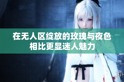 在無人區綻放的玫瑰與夜色相比更顯迷人魅力