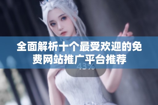 全面解析十個最受歡迎的免費網站推廣平臺推薦