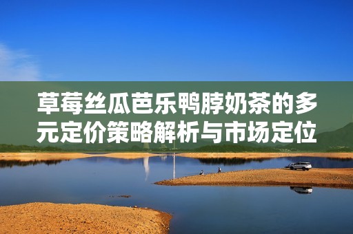 草莓絲瓜芭樂鴨脖奶茶的多元定價策略解析與市場定位分析