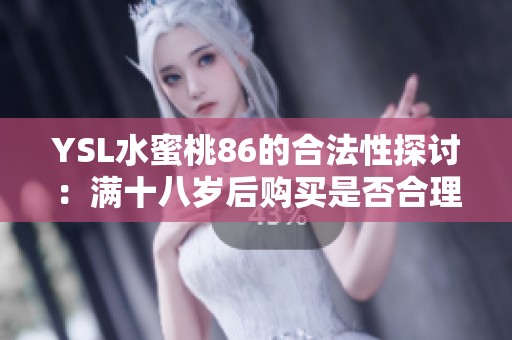 YSL水蜜桃86的合法性探討：滿十八歲后購買是否合理
