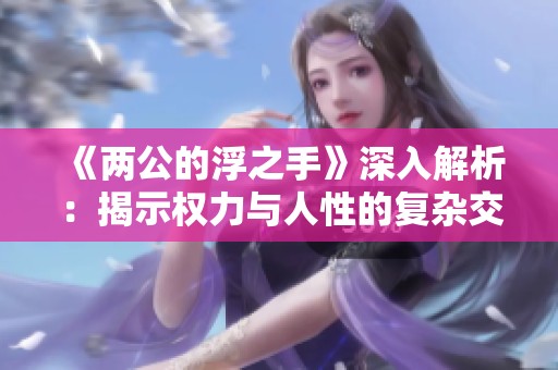《兩公的浮之手》深入解析：揭示權(quán)力與人性的復(fù)雜交織