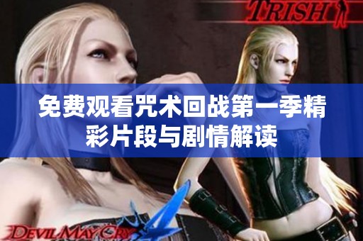 免費觀看咒術回戰(zhàn)第一季精彩片段與劇情解讀