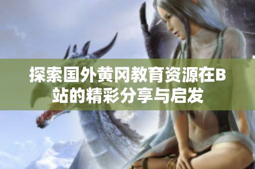 探索國外黃岡教育資源在B站的精彩分享與啟發