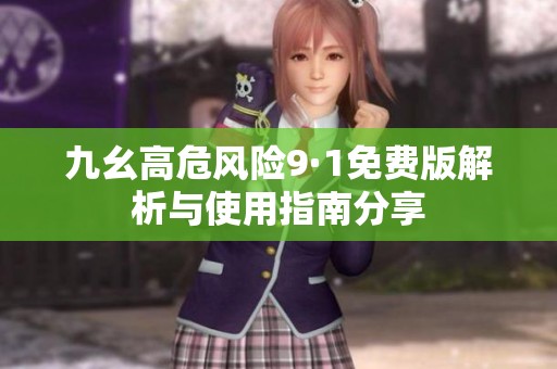 九幺高危風險9·1免費版解析與使用指南分享