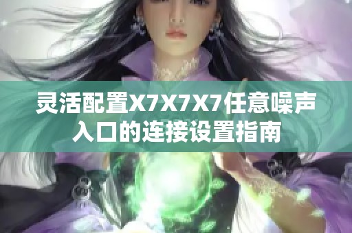 靈活配置X7X7X7任意噪聲入口的連接設置指南