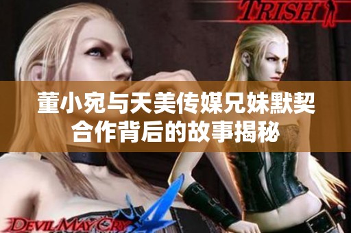 董小宛與天美傳媒兄妹默契合作背后的故事揭秘