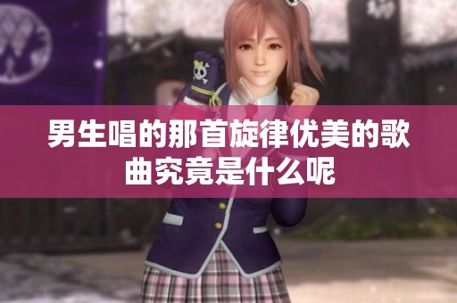 男生唱的那首旋律優美的歌曲究竟是什么呢