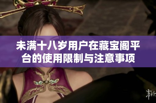 未滿十八歲用戶在藏寶閣平臺的使用限制與注意事項