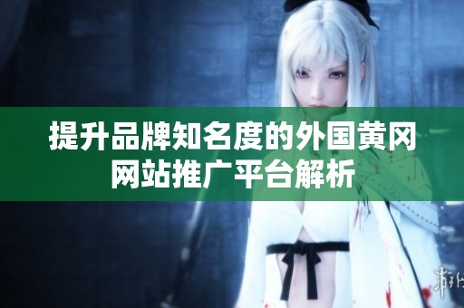 提升品牌知名度的外國黃岡網(wǎng)站推廣平臺解析