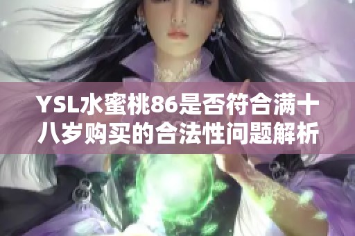 YSL水蜜桃86是否符合滿十八歲購買的合法性問題解析