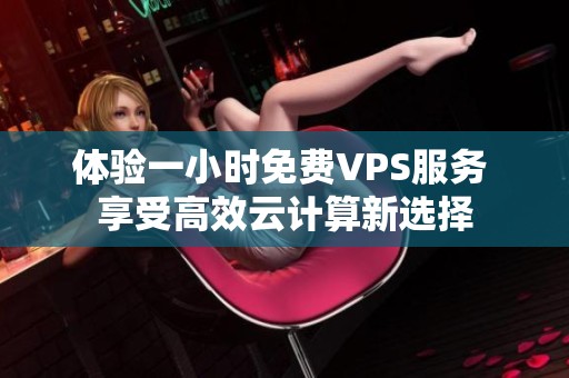 體驗(yàn)一小時(shí)免費(fèi)VPS服務(wù) 享受高效云計(jì)算新選擇