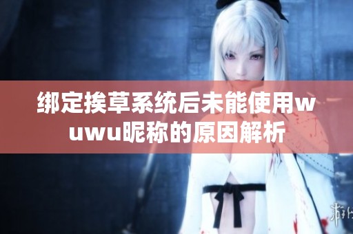 綁定挨草系統后未能使用wuwu昵稱的原因解析