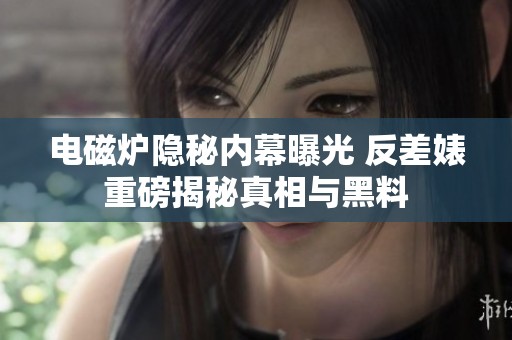 電磁爐隱秘內幕曝光 反差婊重磅揭秘真相與黑料