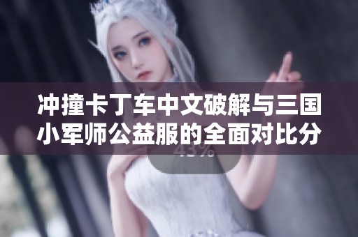 沖撞卡丁車(chē)中文破解與三國(guó)小軍師公益服的全面對(duì)比分析