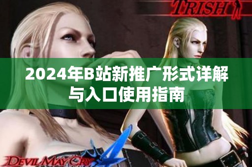 2024年B站新推廣形式詳解與入口使用指南