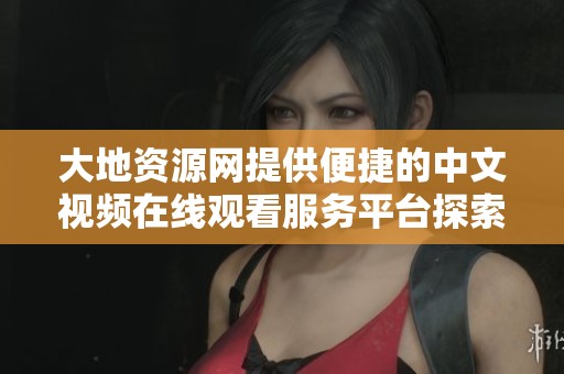 大地資源網提供便捷的中文視頻在線觀看服務平臺探索