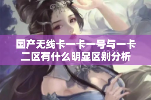 國產無線卡一卡一號與一卡二區有什么明顯區別分析