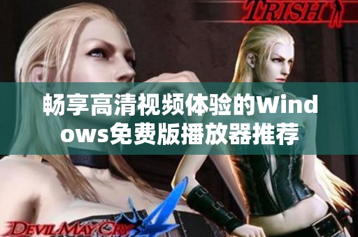 暢享高清視頻體驗的Windows免費版播放器推薦