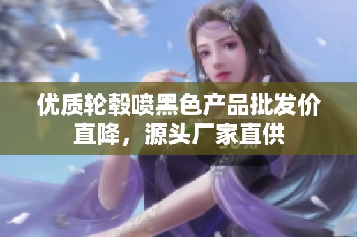 優質輪轂噴黑色產品批發價直降，源頭廠家直供