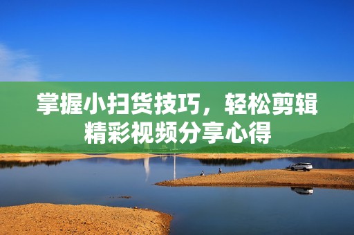 掌握小掃貨技巧，輕松剪輯精彩視頻分享心得