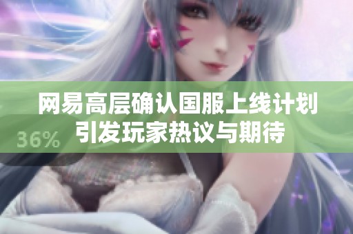 網易高層確認國服上線計劃 引發玩家熱議與期待